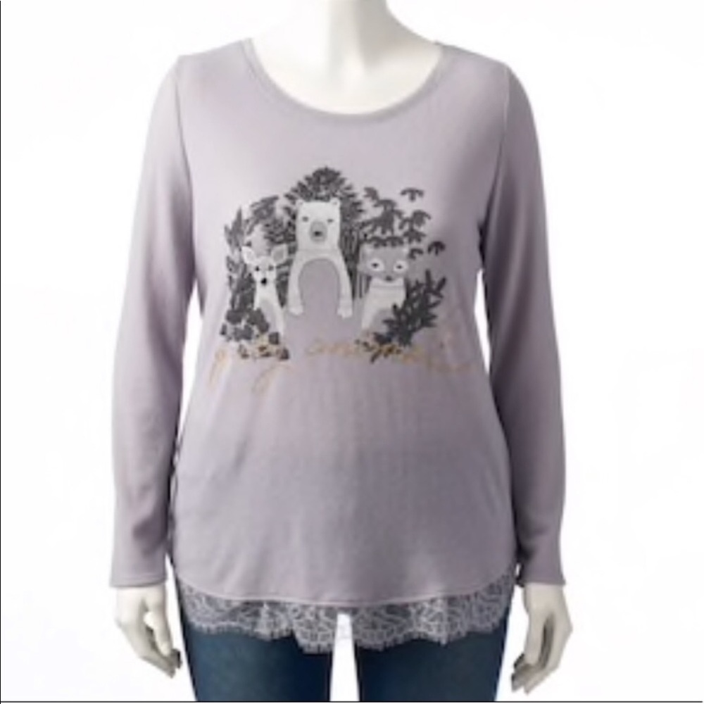 Lc Lauren Conrad Party Animal Sweater 🆕